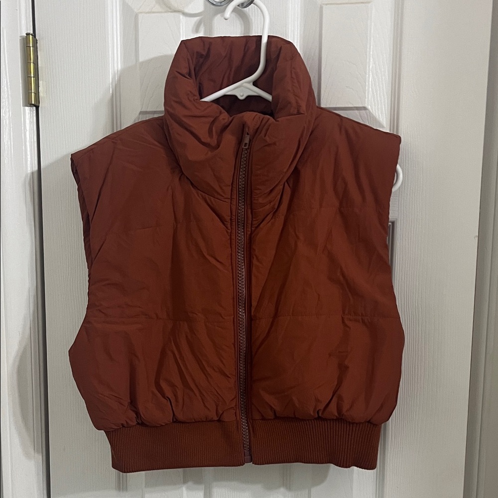 Women's Rust Puffer Vest